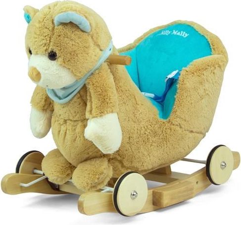 MILLY MALLY Houpací Varianta: hračka s melodií a kolečky Milly Mally Polly Medvídek šedo-růžový - šedá - obrázek 24