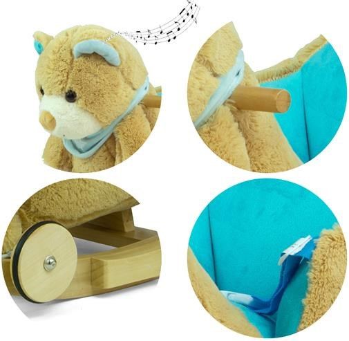MILLY MALLY Houpací Varianta: hračka s melodií a kolečky Milly Mally Polly Medvídek šedo-růžový - šedá - obrázek 29