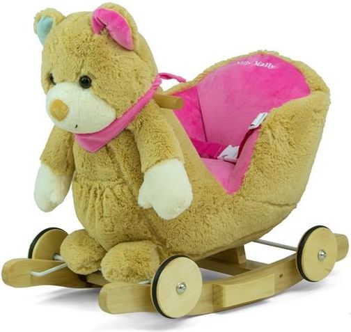 MILLY MALLY Houpací Varianta: hračka s melodií a kolečky Milly Mally Polly Medvídek šedo-růžový - šedá - obrázek 35
