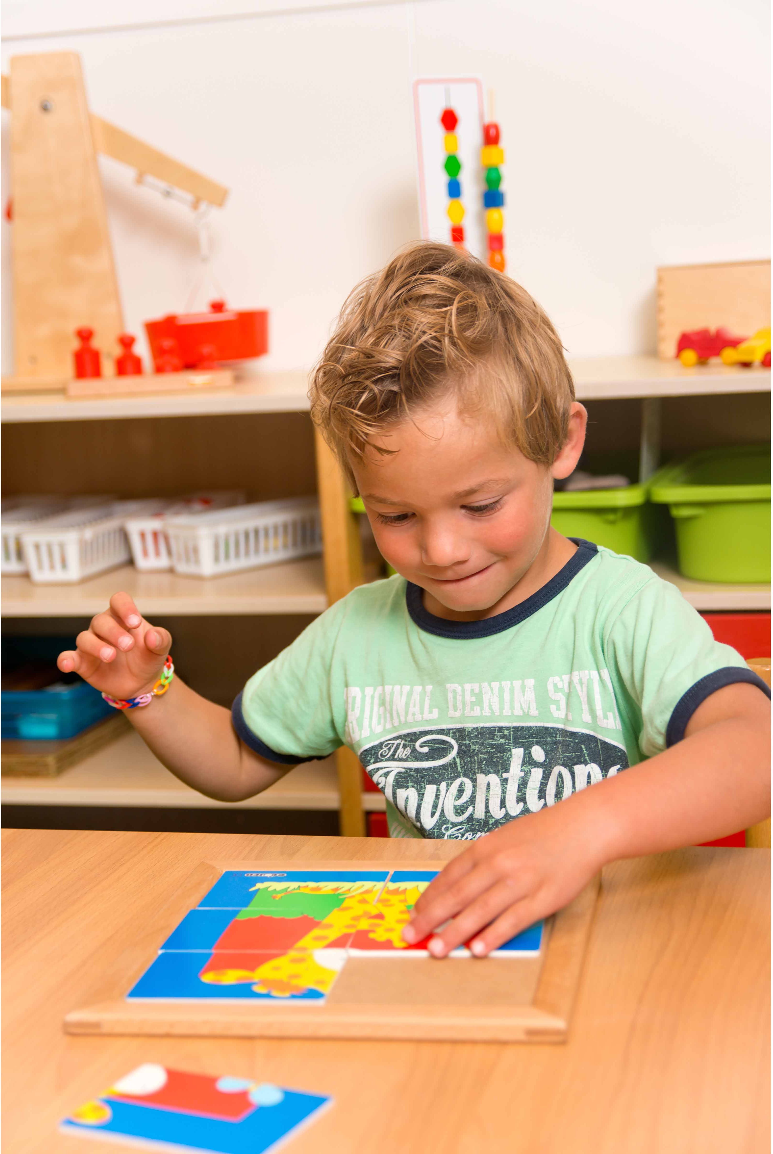 Educo Puzzle zvířat - Matka a mládě - žirafa (6 dílků) - obrázek 2