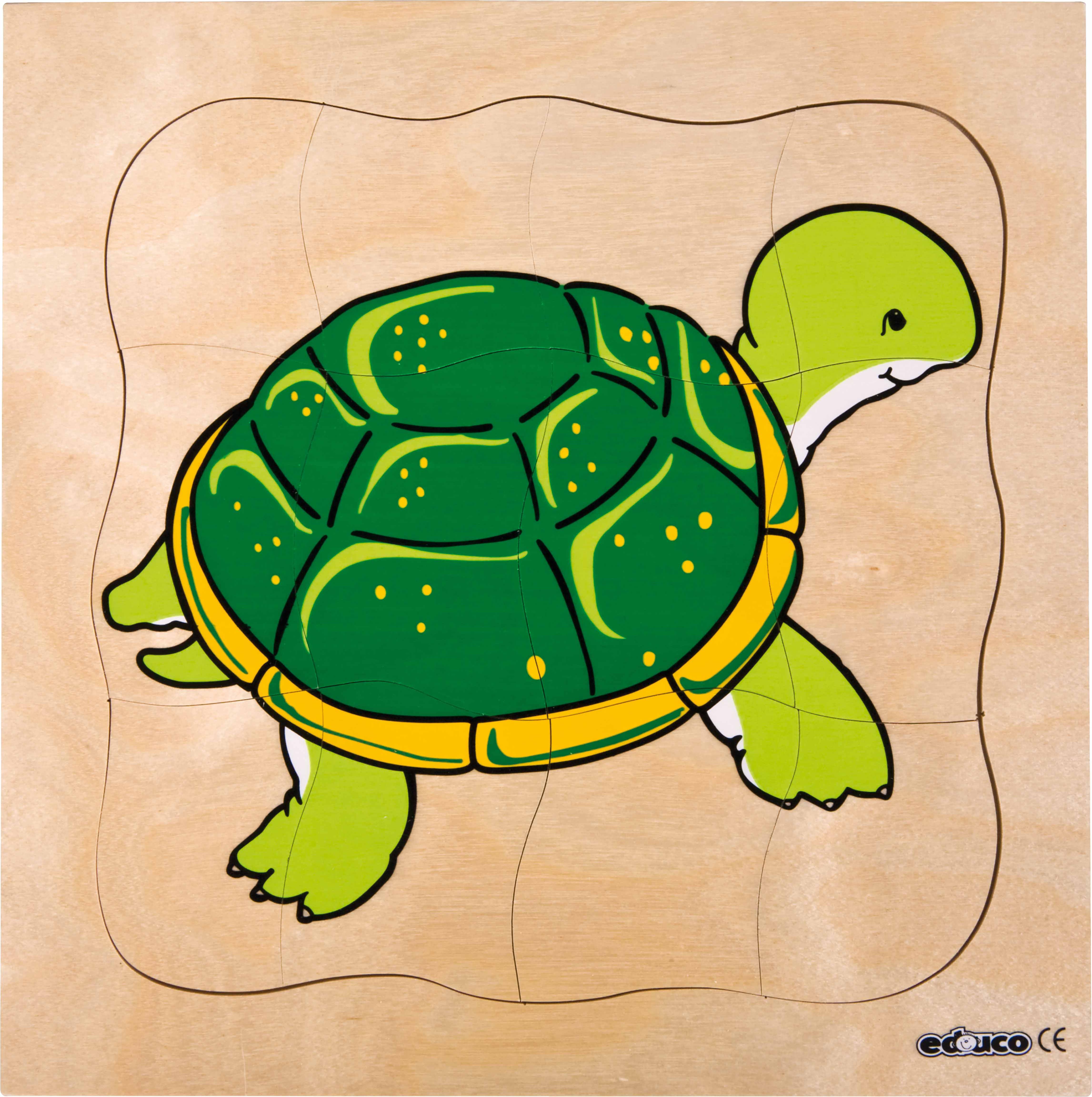 Educo Vývojové puzzle - želva - obrázek 1