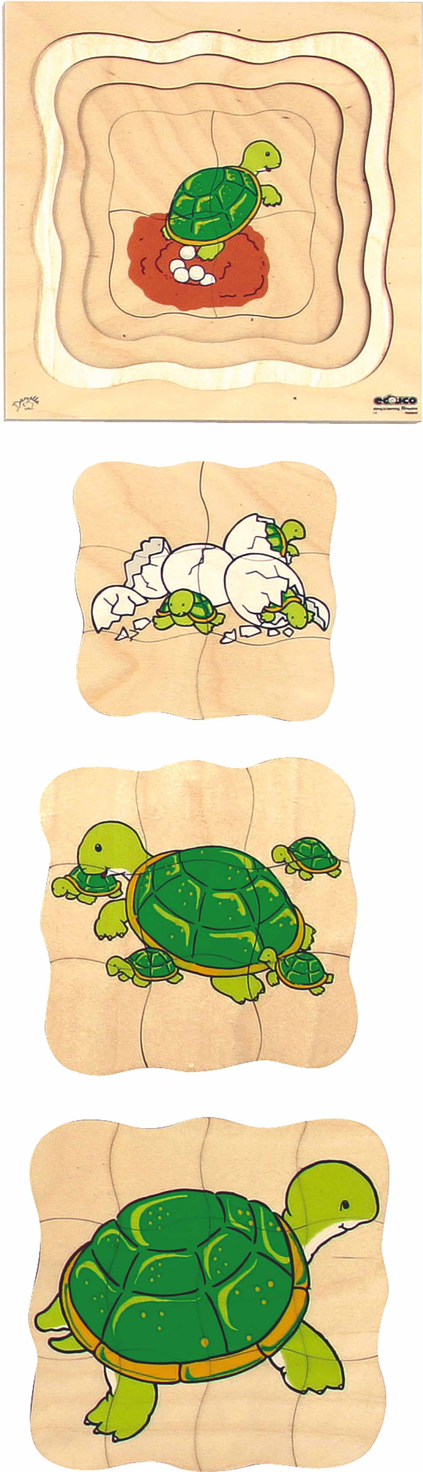 Educo Vývojové puzzle - želva - obrázek 2