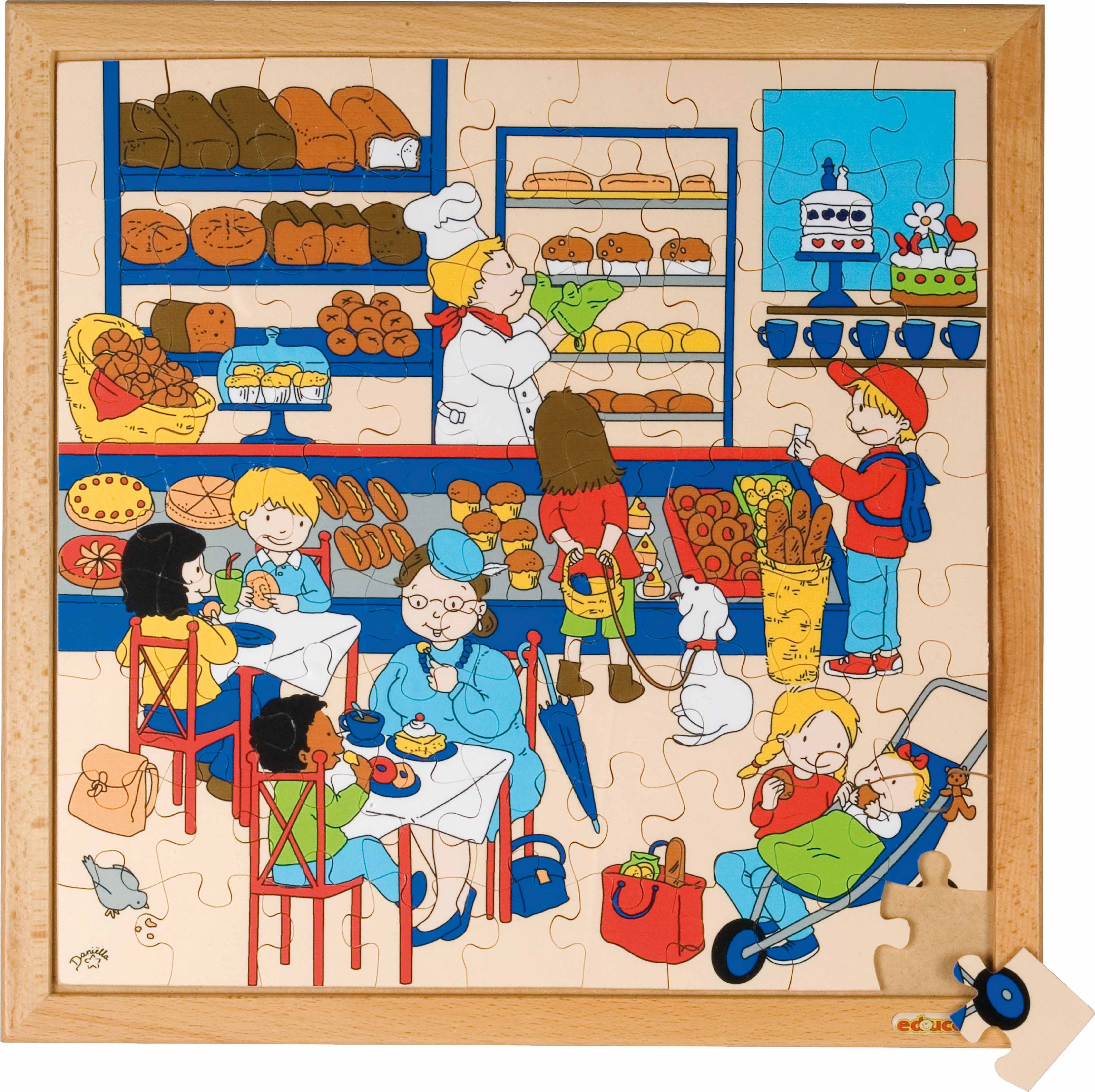 Educo Series 81 puzzles - bakery - obrázek 1