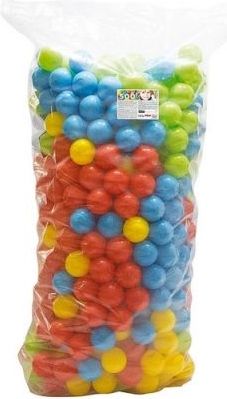 DOLU 500 barevných plastových míčků - 9cm - obrázek 1
