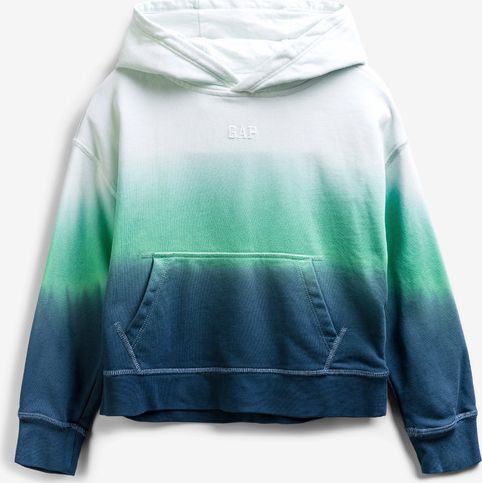 Tie-Dye Mikina dětská GAP | Modrá Zelená | Chlapecké | S - obrázek 1