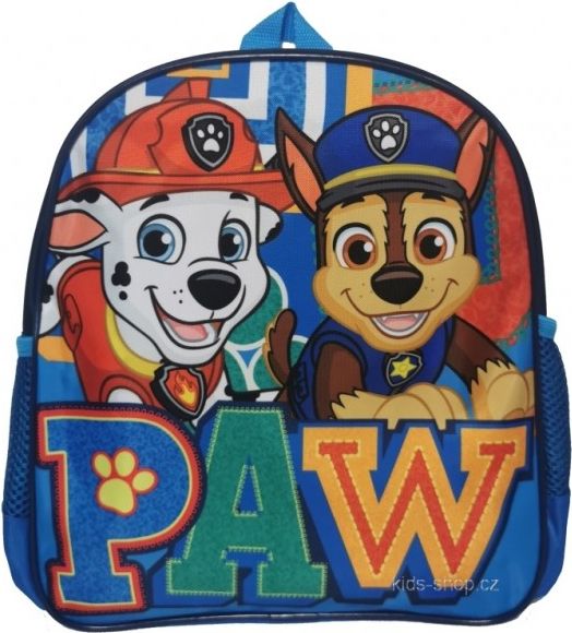Setino - Dětský / chlapecký batoh Tlapková patrola Paw Patrol - modrý / 31 x 27 x 10 cm - obrázek 1