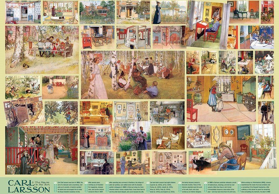 COBBLE HILL Puzzle Carl Larsson 1000 dílků - obrázek 1
