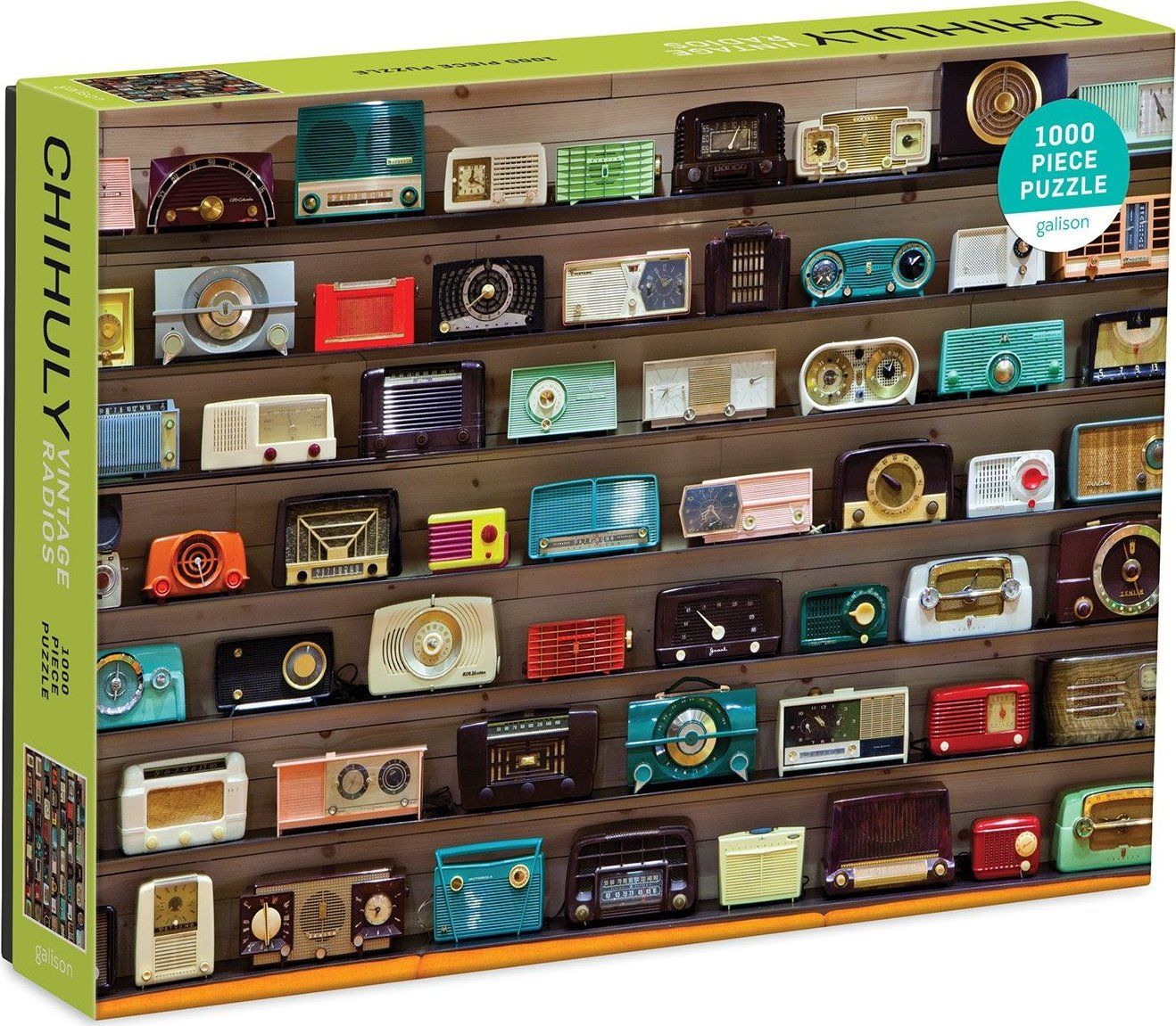 GALISON Puzzle Retro radiobudíky 1000 dílků - obrázek 1