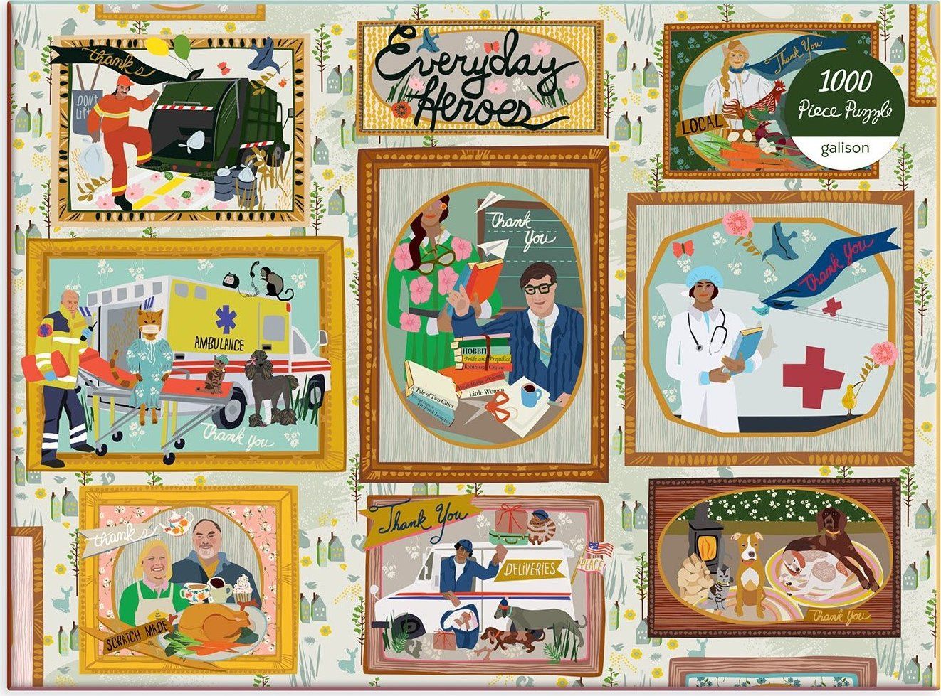 GALISON Puzzle Každodenní hrdinové 1000 dílků - obrázek 5