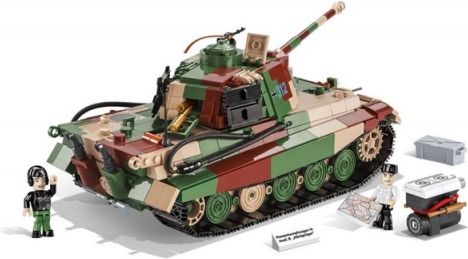 Cobi 2540 II WW Panzer VI Tiger Ausf. B Konigstiger, 1000 k, 2 f - obrázek 3