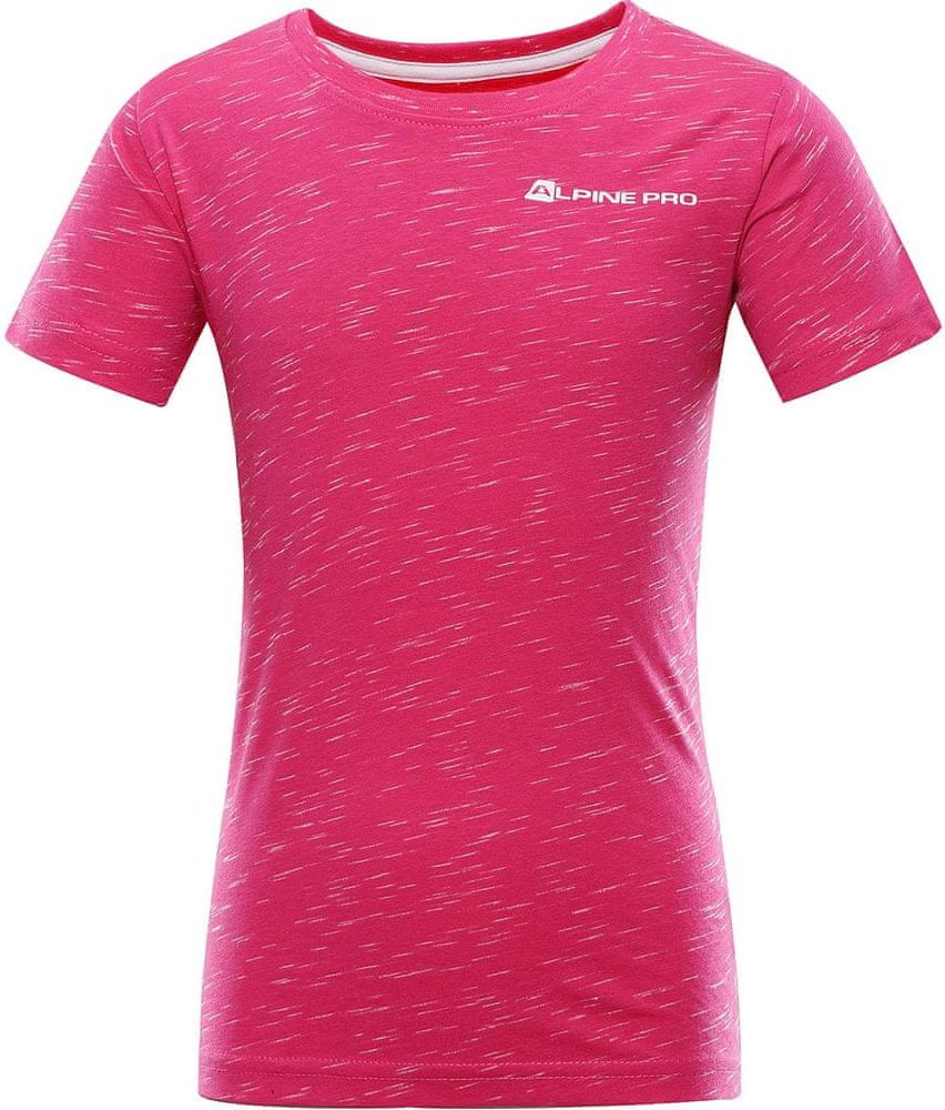 ALPINE PRO dívčí tričko Gango 3 104 - 110 růžová - obrázek 1