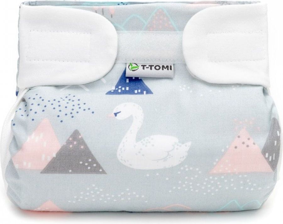 T-Tomi Ortopedické abdukční kalhotky - suchý zip, swan 3-6 kg - obrázek 1