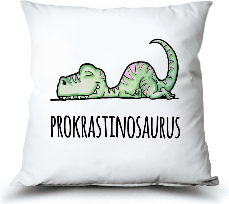 ahome Polštář Prokrastinosaurus - obrázek 1