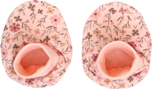 Mamatti Kojenecké botičky, ponožtičky Květinka - růžová s potiskem - obrázek 1