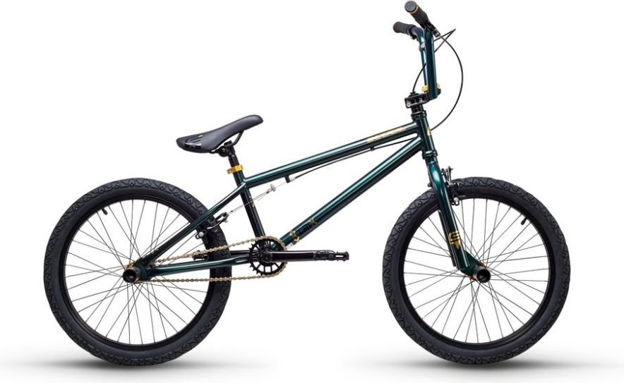 S’COOL Dětské kolo S'COOL XtriX 40 od 122 cm Black Green/Gold 2021 - obrázek 1