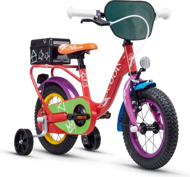 S’COOL Dětské kolo S'COOL NiXe Chalk 12 od 99 cm - obrázek 2
