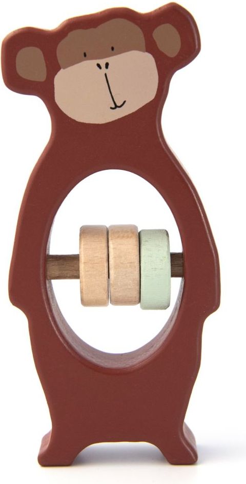 Trixie Dřevěné chrastítko Wooden rattle Mr. Monkey 2021 - obrázek 1