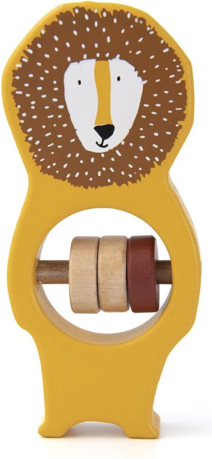 Trixie Dřevěné chrastítko Wooden rattle Mr. Lion 2021 - obrázek 1