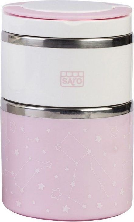 Saro Baby Nerezová termoska na jídlo 820 ml Pink 2021 - obrázek 1