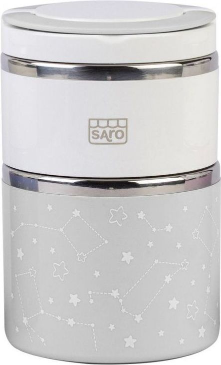 Saro Baby Nerezová termoska na jídlo 820 ml Grey 2021 - obrázek 1