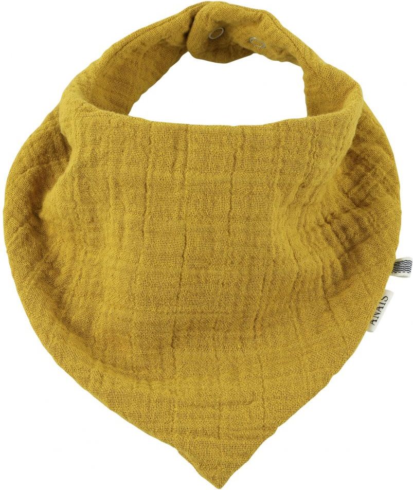 Trixie Bryndák Bandana bib Bliss Mustard 2021 - obrázek 1