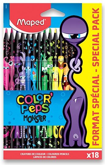 Maped Pastelky Color'Peps Monster 18 ks 9862 - obrázek 1