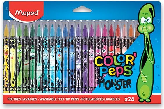 Maped Dětské fixy Color'Peps Monster 24 ks 5401 - obrázek 1
