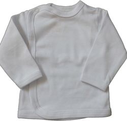 Košilka kojenecká bavlna - KLASIK bílá - vel.56 - obrázek 1