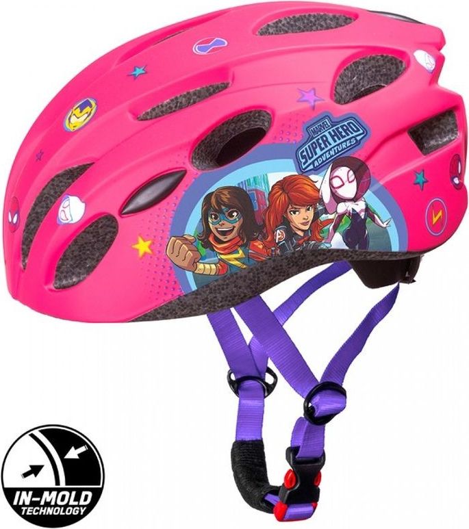 SEVEN Cyklistická přilba Avengers růžová, vel. M 52-56 cm - obrázek 1