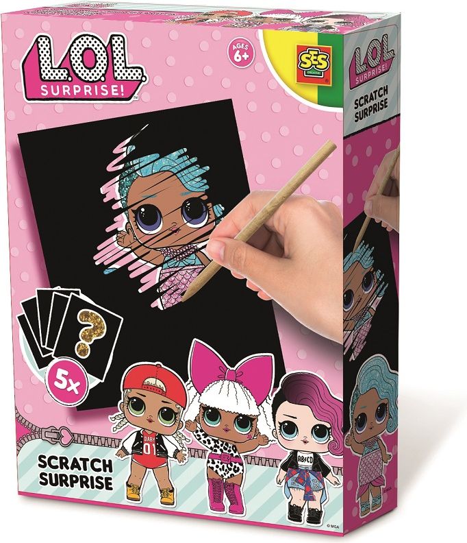 SES Creative L.O.L. Surprise vyškrabování obrázků - obrázek 1