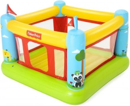 Bestway 93553 Nafukovací skákací centrum Fisher Price, 1,75 m x 1,73 m x 1,35 m - obrázek 1