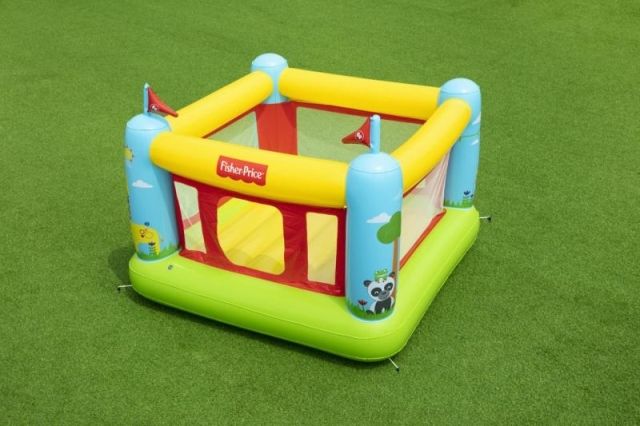 Bestway 93553 Nafukovací skákací centrum Fisher Price, 1,75 m x 1,73 m x 1,35 m - obrázek 2