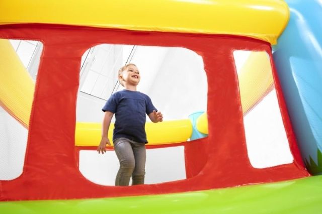Bestway 93553 Nafukovací skákací centrum Fisher Price, 1,75 m x 1,73 m x 1,35 m - obrázek 3