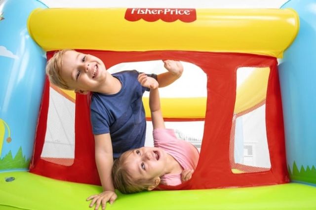 Bestway 93553 Nafukovací skákací centrum Fisher Price, 1,75 m x 1,73 m x 1,35 m - obrázek 4