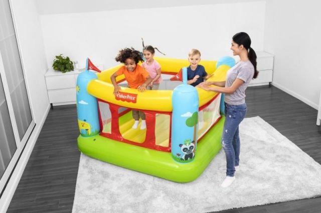 Bestway 93553 Nafukovací skákací centrum Fisher Price, 1,75 m x 1,73 m x 1,35 m - obrázek 5
