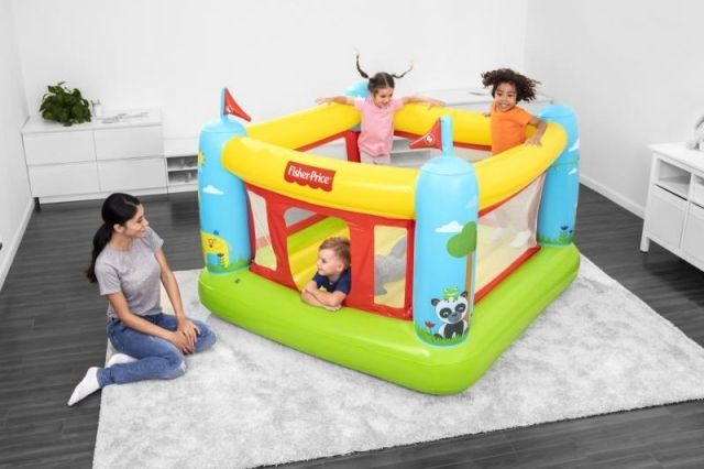 Bestway 93553 Nafukovací skákací centrum Fisher Price, 1,75 m x 1,73 m x 1,35 m - obrázek 6
