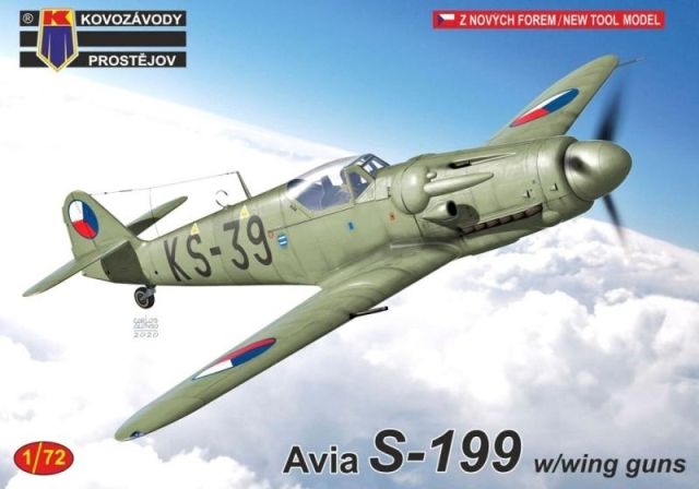 Kovozávody Prostějov Model Avia S-199 w/with guns - obrázek 1