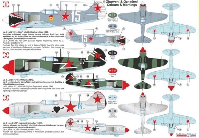 Kovozávody Prostějov Model Lavočkin La-5 Late - obrázek 2