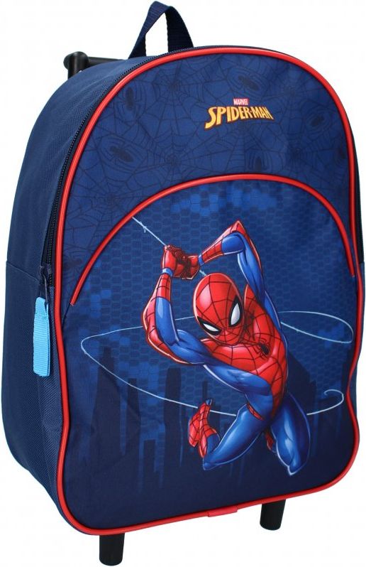 Vadobag · Dětský / chlapecký cestovní kufr na kolečkách - trolley Spiderman - 8L - obrázek 1