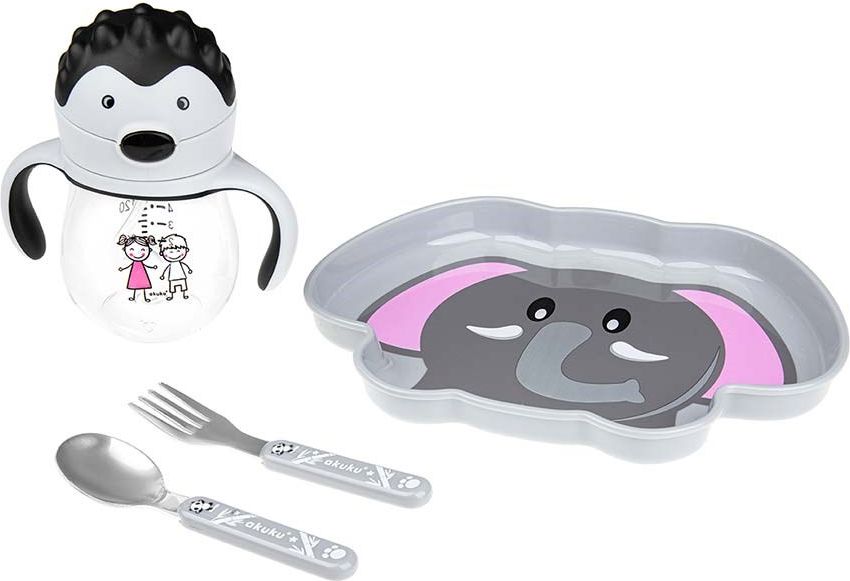 Dětský talířek Akuku SLON - obrázek 4