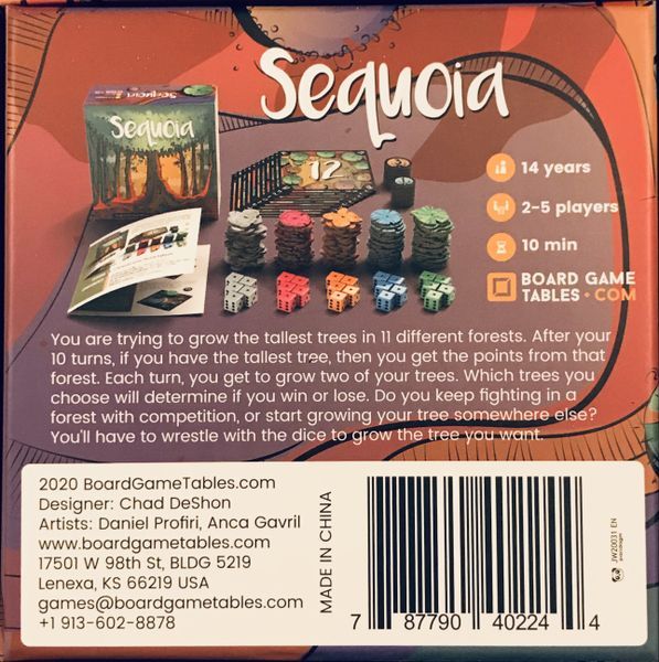 BoardGameTables.com Sequoia - obrázek 2