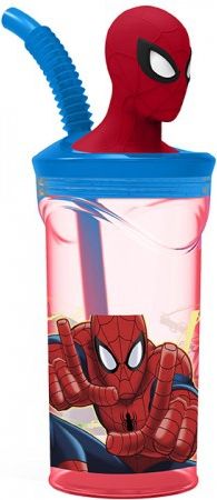 Sportovní láhev s 3D hlavou Spidermana - obrázek 2