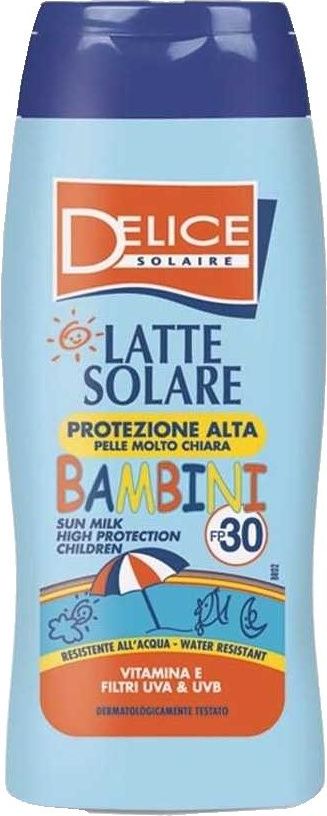 Delice Solaire Sun Milk High Protection Children SPF30 opalovací mléko pro děti 250 ml - obrázek 1