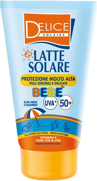 Delice Solaire Sun Milk Children SPF50+ mléko na opalování pro děti 100 ml - obrázek 1