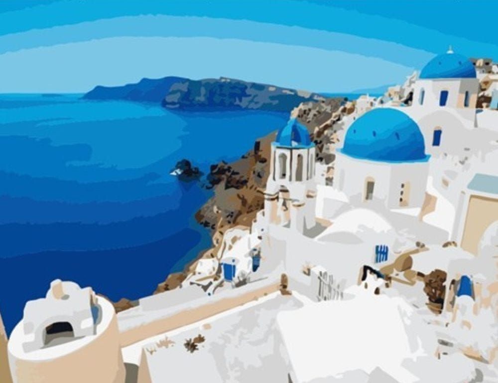 Gaira® Gaira Malování podle čísel Řecko Aegean M992013 - obrázek 1