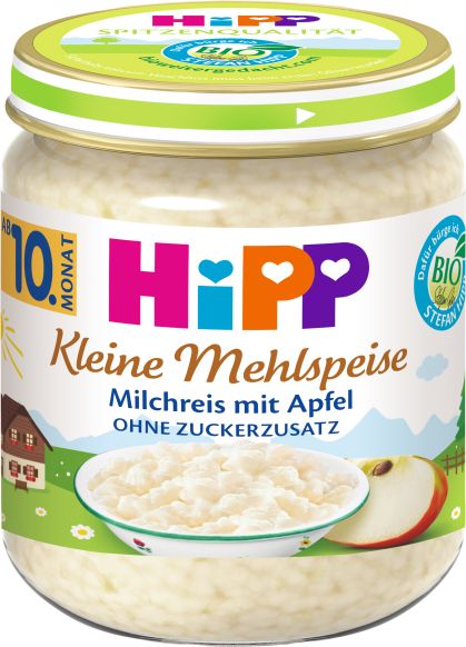 HiPP BIO Mléčná rýže s jablky od uk. 9. měsíce, 200 g - obrázek 1