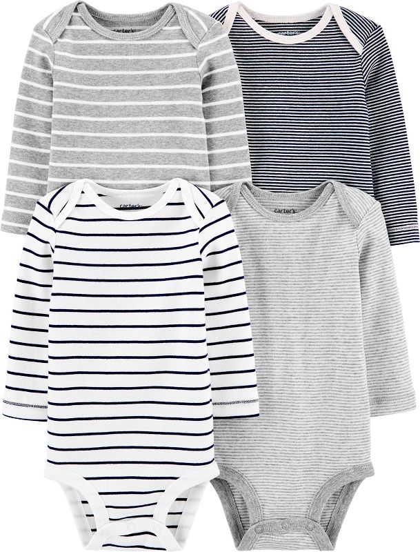CARTER'S Body dlouhý rukáv Striped chlapec LBB 4 ks 24 m/vel. 92 - obrázek 1