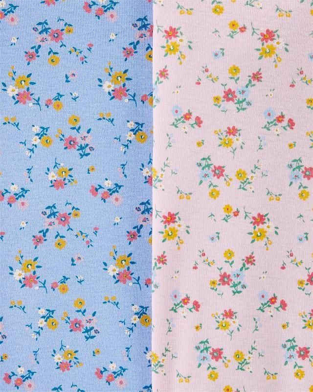 CARTER'S Body dlouhý rukáv Floral dívka LBB 4 ks 6 m/vel. 68 - obrázek 2