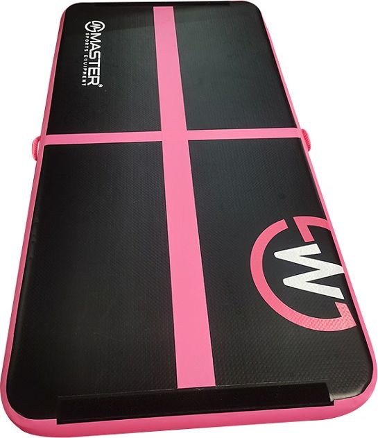 Airtrack MASTER nafukovací žíněnka 200 x 100 x 10 cm - černo - růžová - obrázek 1