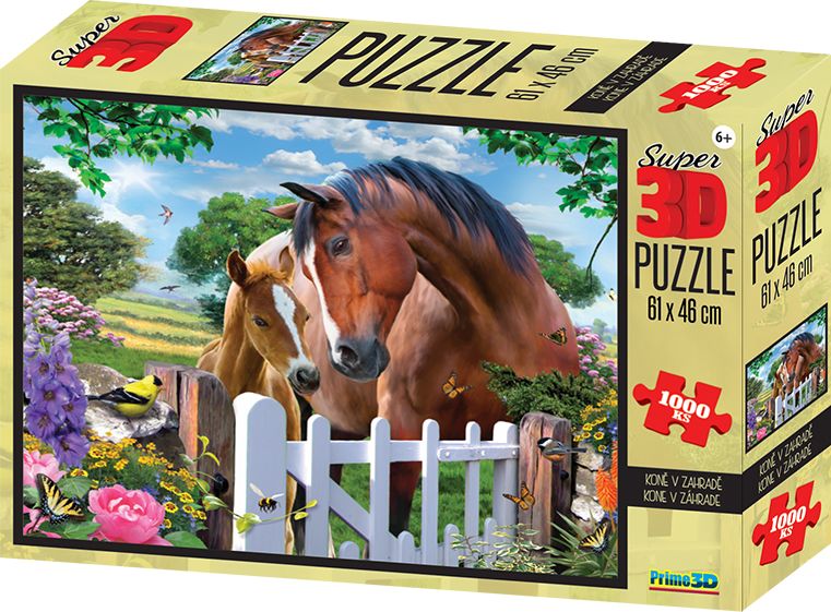 3D PUZZLE - U Zahradní brány 1000 ks - obrázek 1